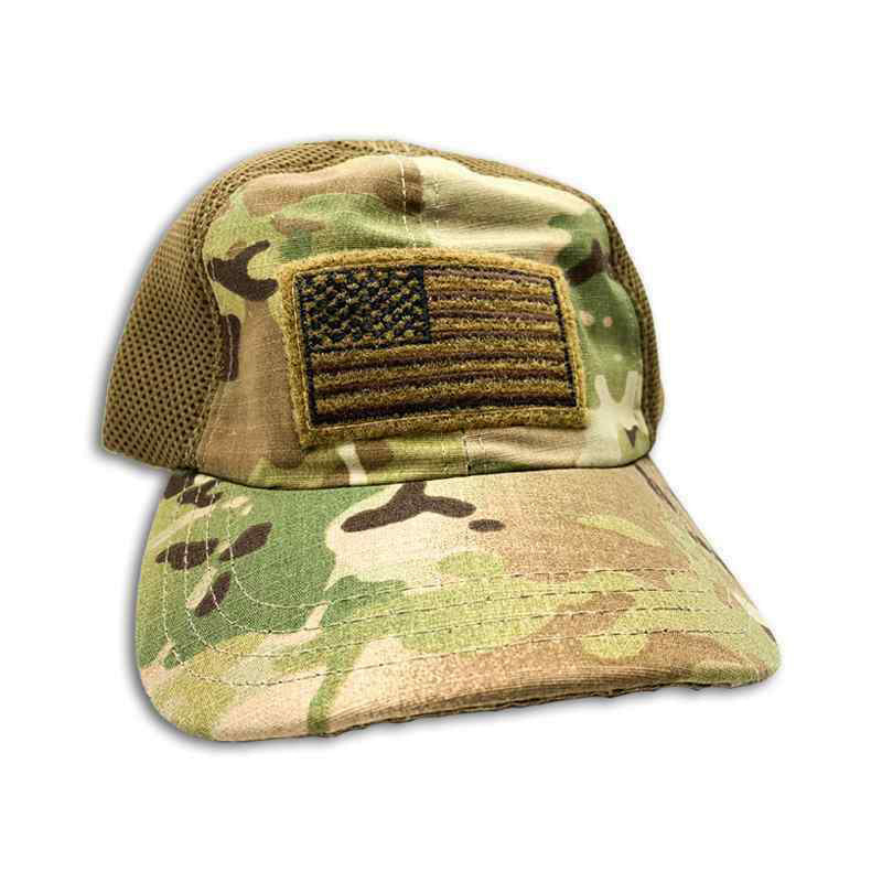 Hawx Men's Camo Recreation Logo Patch Mesh-Back Ball Cap