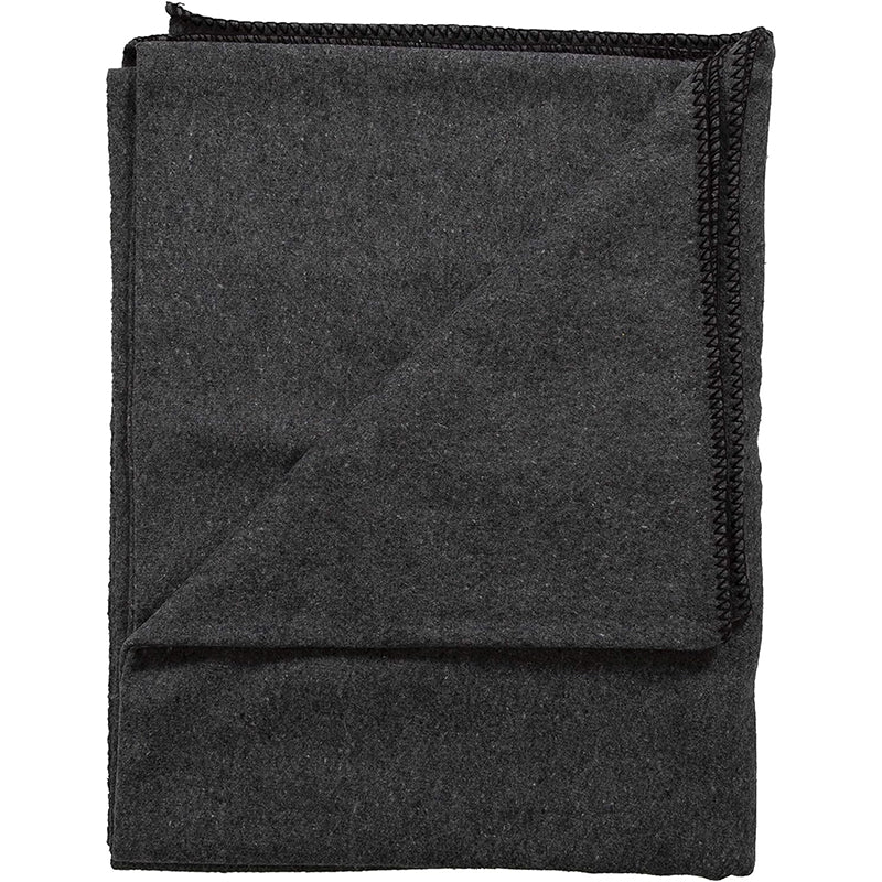 Stansport Wool Blend Camp Blankets - Grey - 80