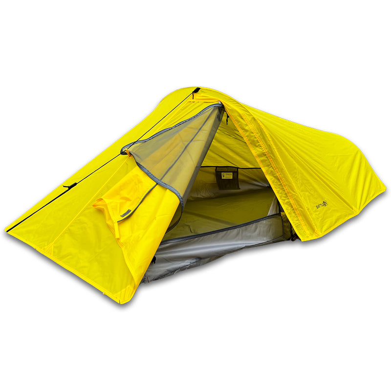 Battlbox Single Man Tent Yellow Gray